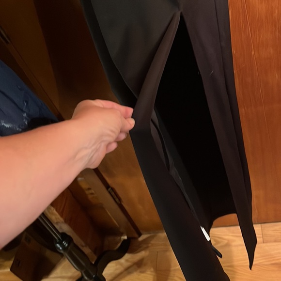 New AX Paris Long Gown Dress Navy Blue size 6 - Picture 4 of 8